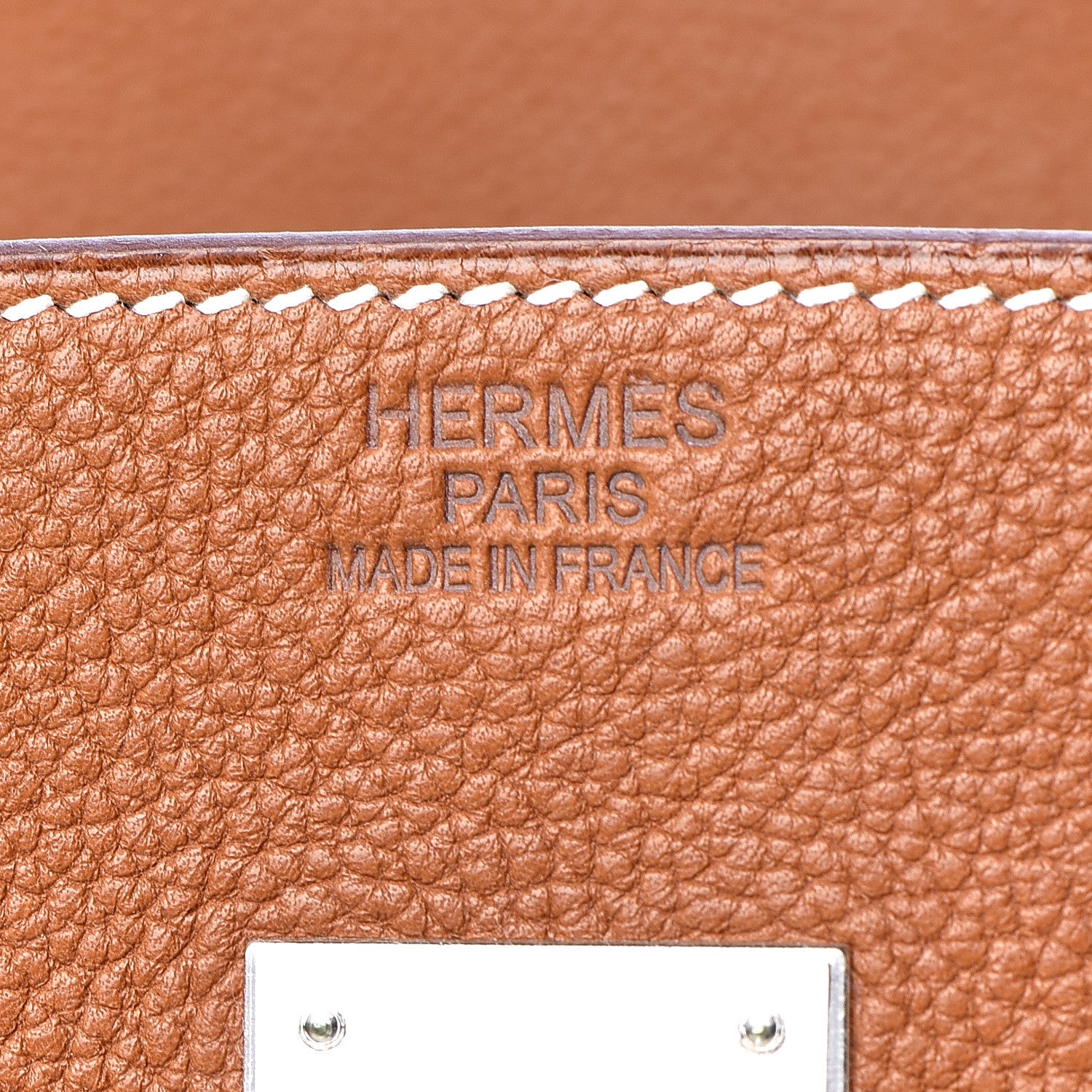 Hermes Natural Barenia Faubourg Birkin 35 Fauve 22 of 46