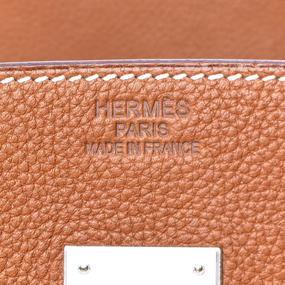 Hermes Natural Barenia Faubourg Birkin 35 Fauve 22 of 46