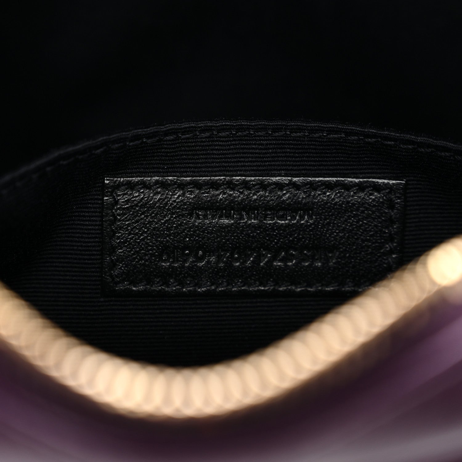 Saint Laurent Calfskin Matelasse Monogram Lou Camera Bag Purple 7 of 10