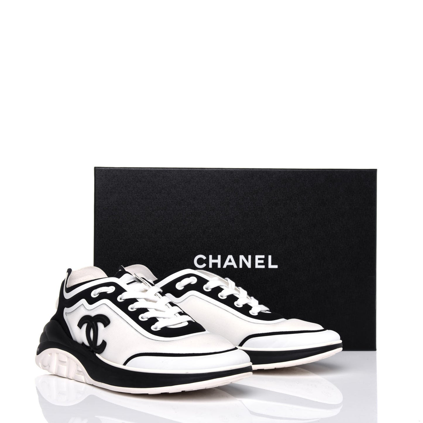 Lycra Womens CC Sneakers 39 White Black