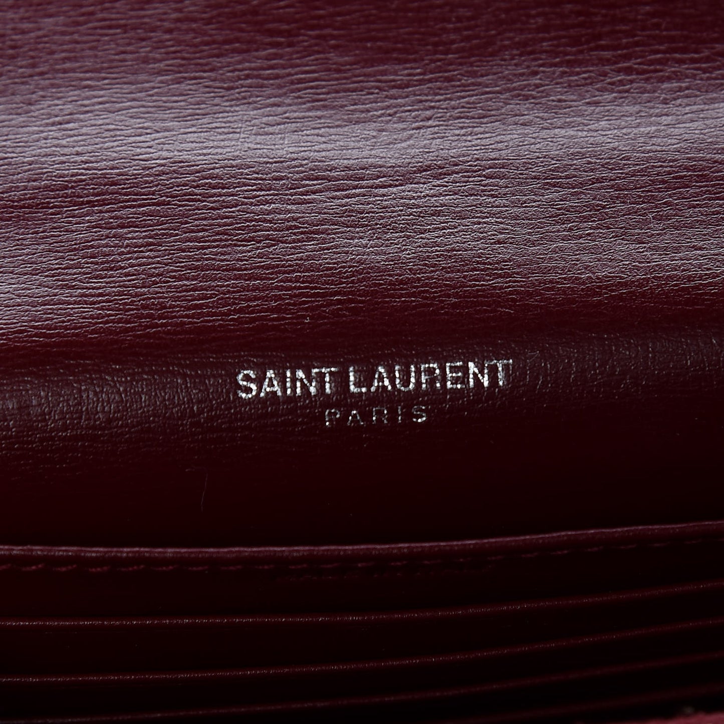 Calfskin Monogram Sunset Chain Wallet Palissandre