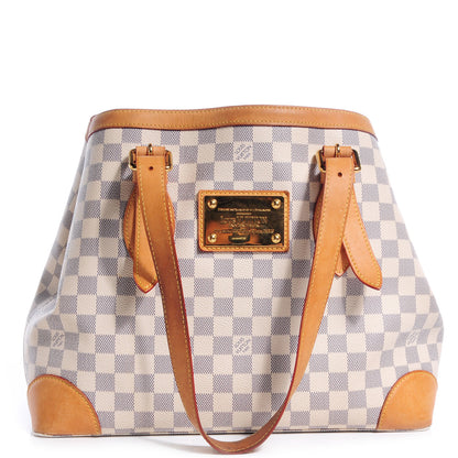 Louis Vuitton Damier Azur Hampstead MM 1 of 7