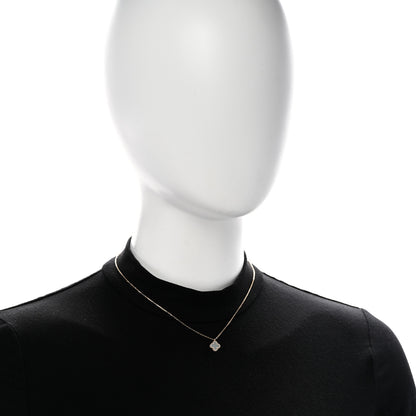 Van Cleef & Arpels 18K Yellow Gold Mother of Pearl Sweet Alhambra Pendant Necklace 2 of 5