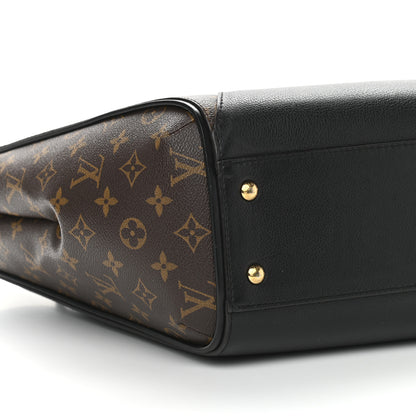 Louis Vuitton Calfskin Monogram Kimono Tote Black 9 of 11