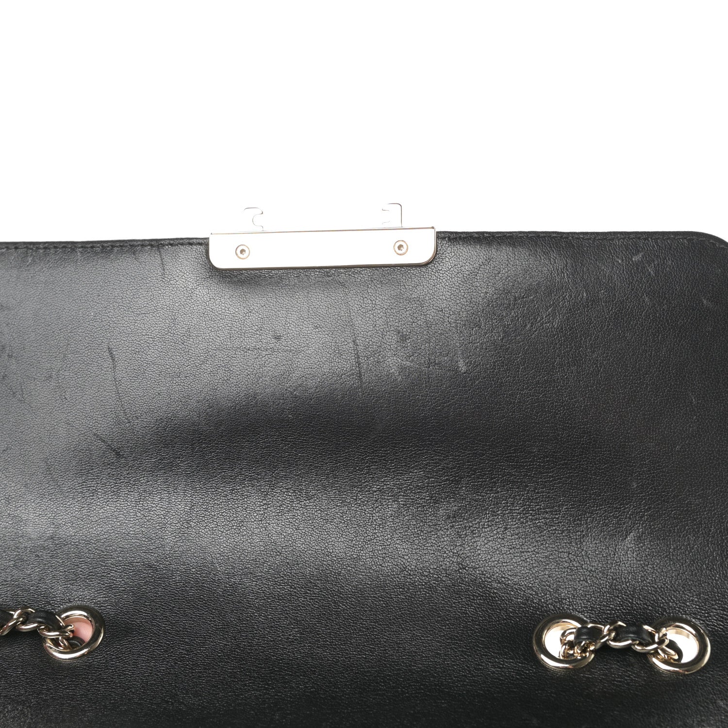 Chanel Sheepskin Quilted Beauty Lock Flap Black 11 of 13