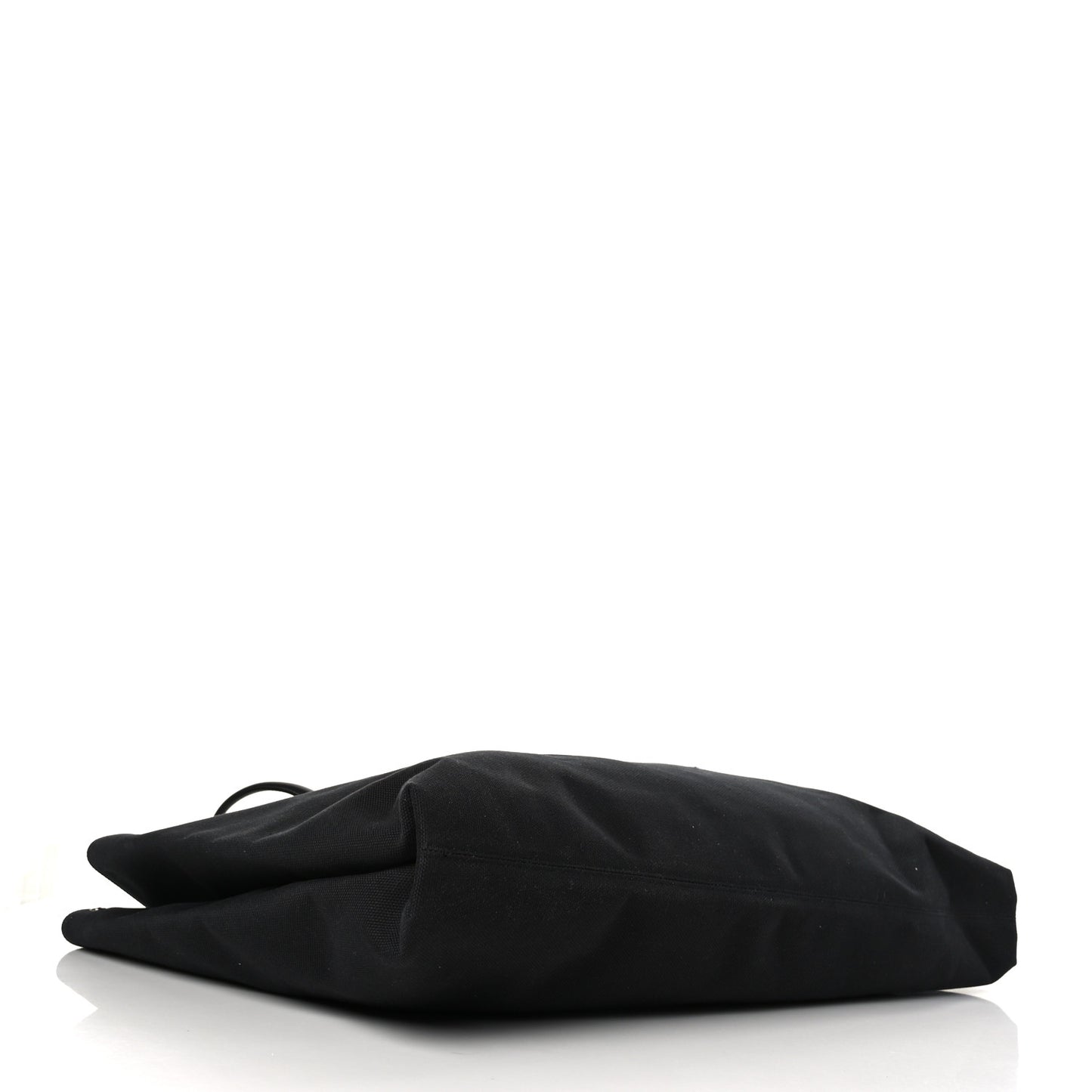 Canvas Logo Print XL Cabas Black