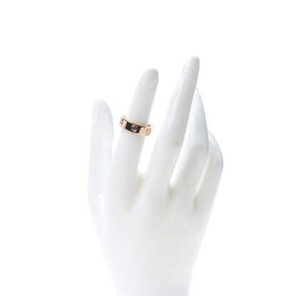 Cartier 18K Pink Gold Pink Sapphire 5.5mm LOVE Ring 49 4.75 2 of 4