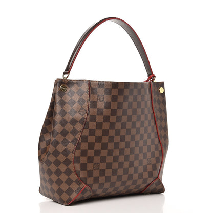 Louis Vuitton Damier Ebene Caissa Hobo Cherry 3 of 9