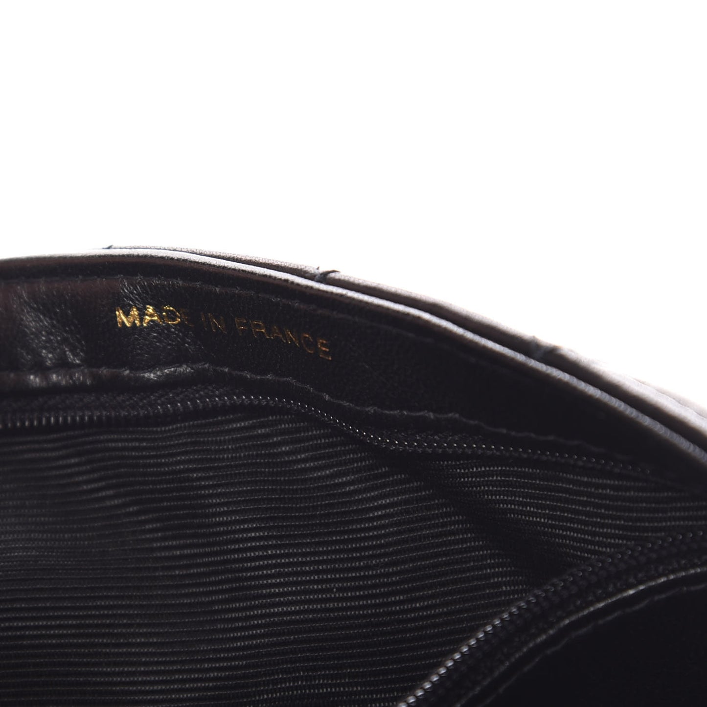 Lambskin Quilted Small Double Sided Flap Black