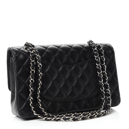 Chanel Caviar Quilted Medium Double Flap Black 4 of 12