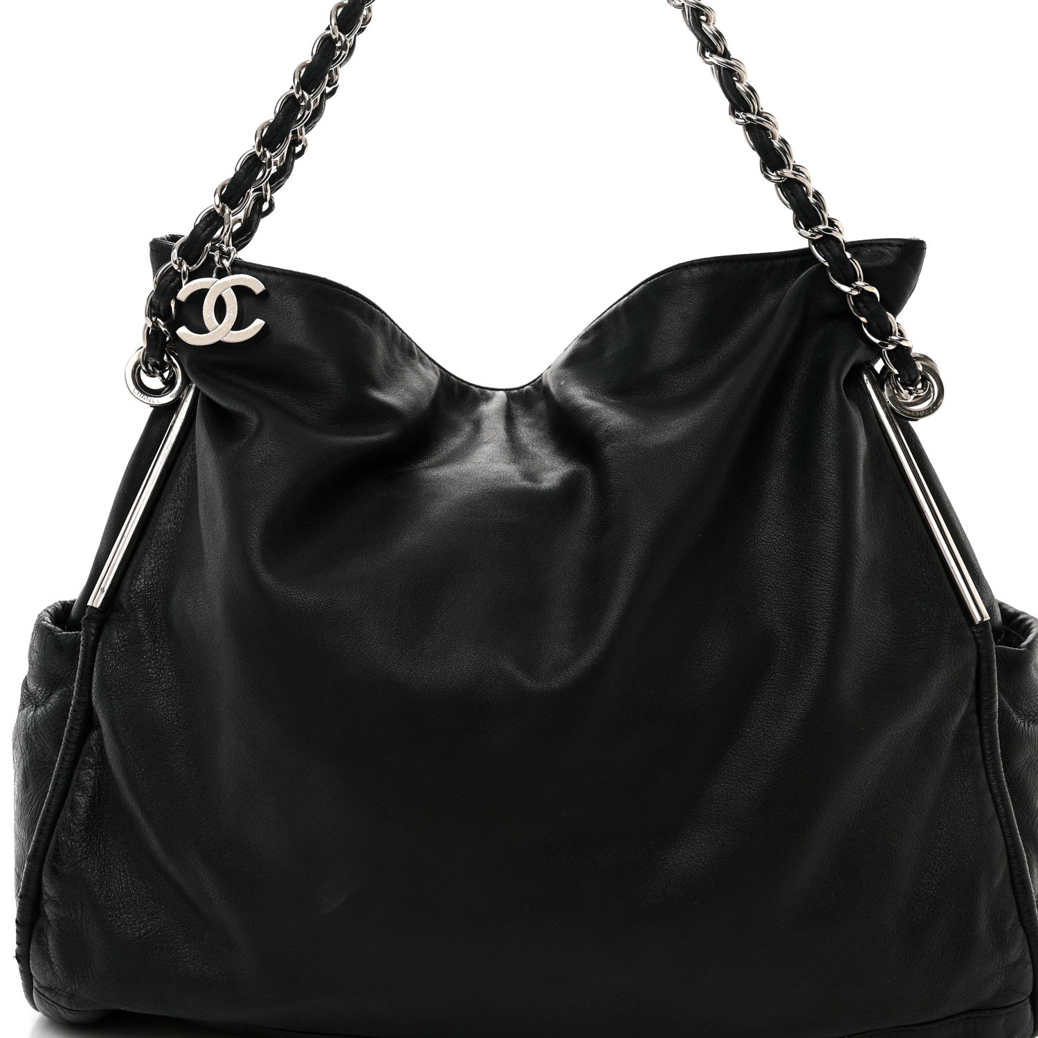 Chanel Lambskin Large Ultimate Soft Tote Black 7 of 12