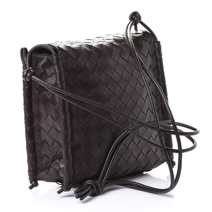 Bottega Veneta Nappa Intrecciato Small Knot Flap Crossbody Fondente 2 of 4