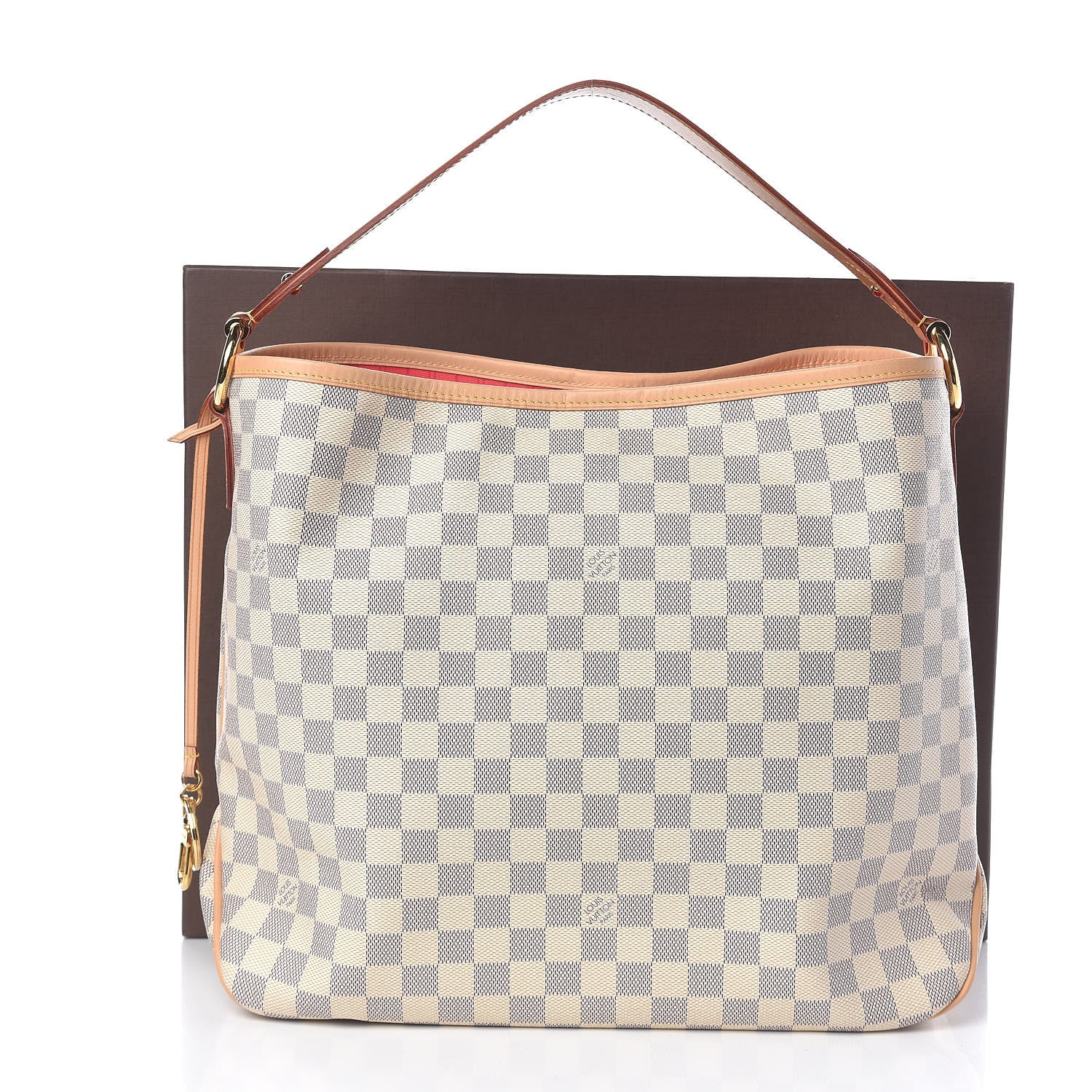 Louis Vuitton Damier Azur Delightful MM Pink 12 of 12