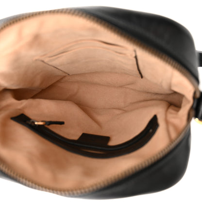 Gucci Calfskin Matelasse GG Marmont Travel Bag Black 5 of 12