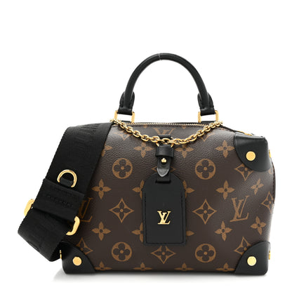 Louis Vuitton Monogram Petite Malle Souple Black 1 of 12