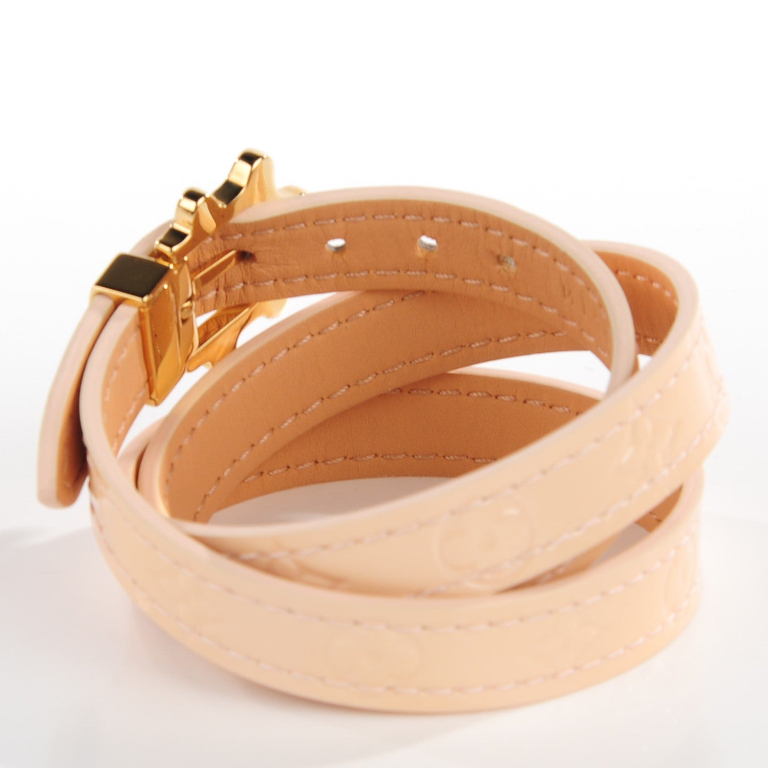 Louis Vuitton Vernis Triple Tour Bracelet Marshmallow 3 of 6