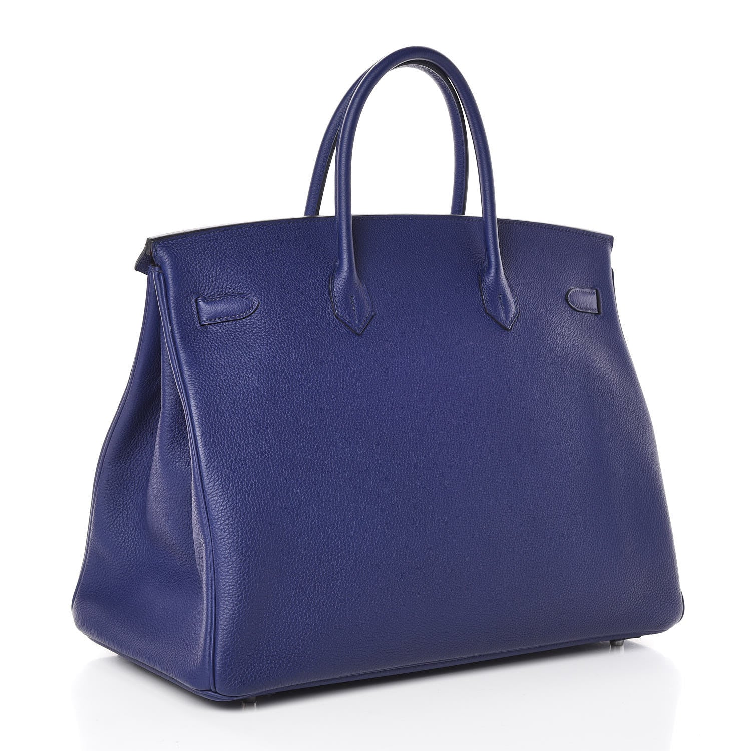 Hermes Togo Swift Officier Birkin 40 Bleu Encre Bordeaux 3 of 35