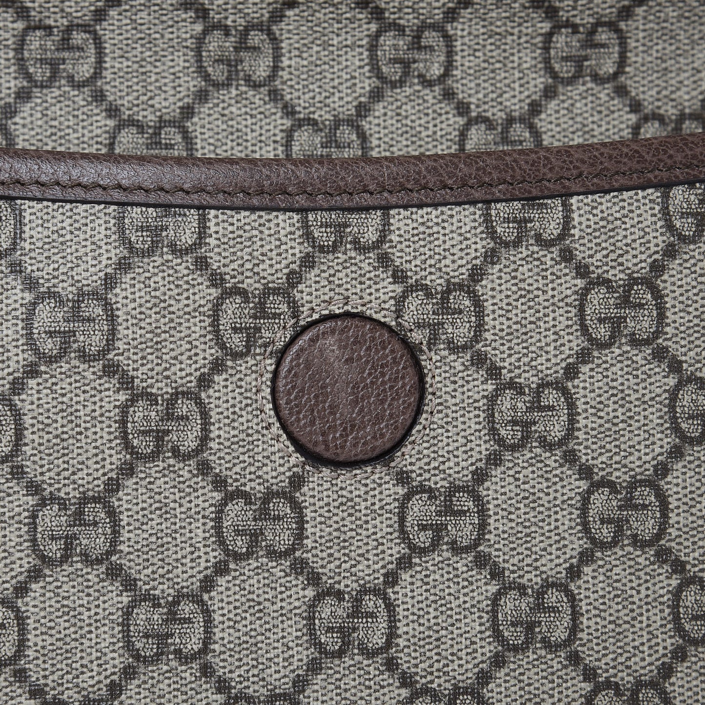GG Supreme Monogram Neo Vintage Web Belt Bag Brown