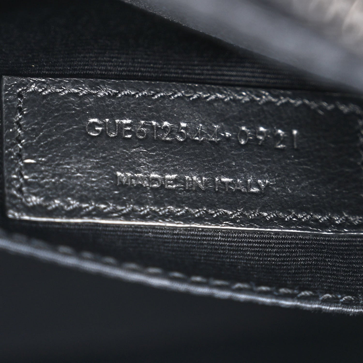 Saint Laurent Calfskin Matelasse Monogram Monochrome Lou Camera Bag Black 7 of 11