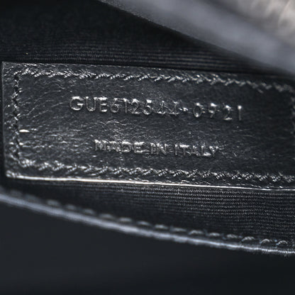 Saint Laurent Calfskin Matelasse Monogram Monochrome Lou Camera Bag Black 7 of 11