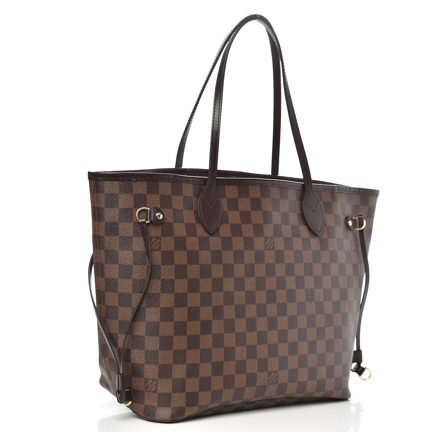 Damier Ebene Neo Neverfull MM Rose Ballerine