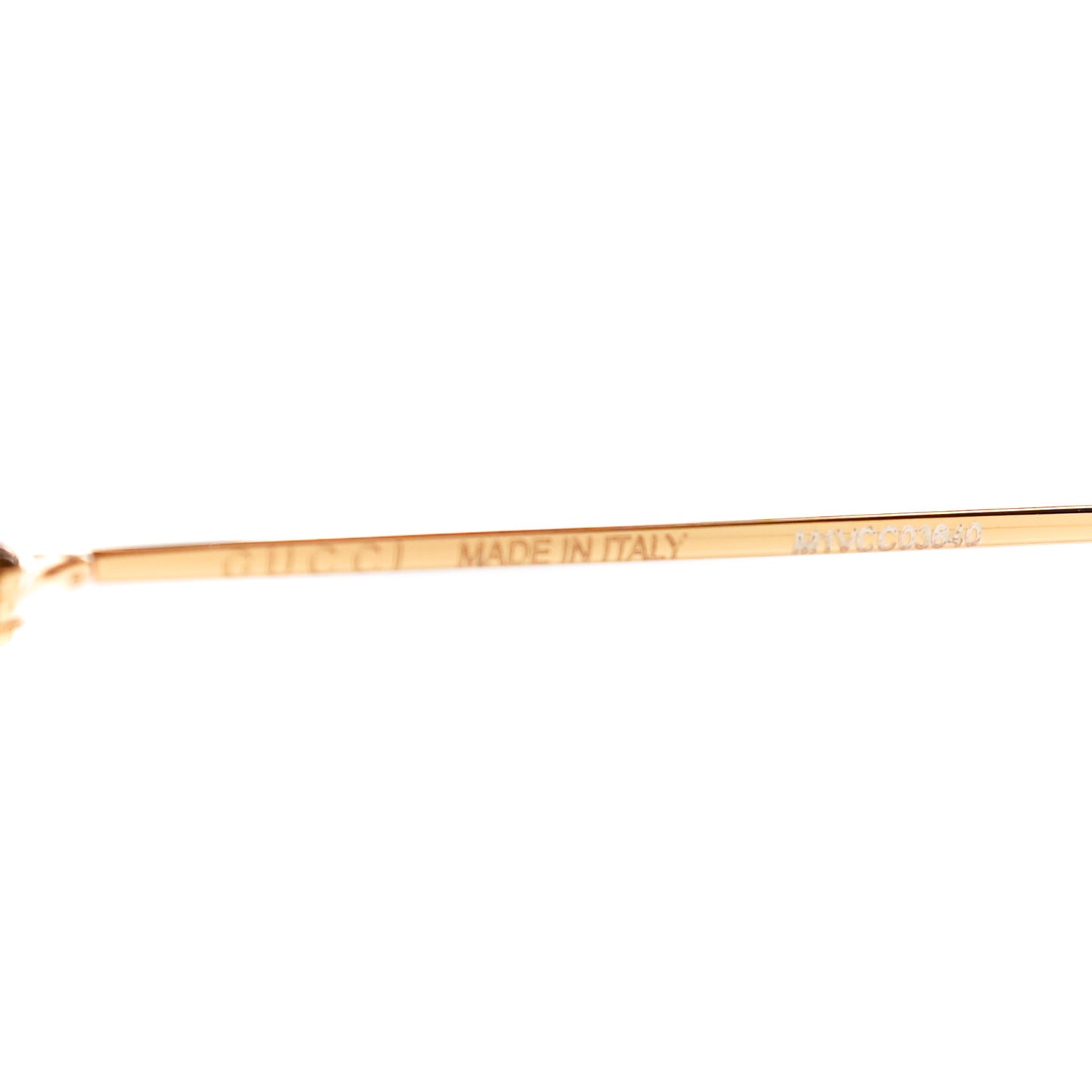 Metal Pearl Cat Eye Sunglasses GG0364S Gold