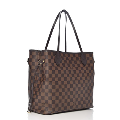 Louis Vuitton Damier Ebene Neo Neverfull MM Rose Ballerine 3 of 13