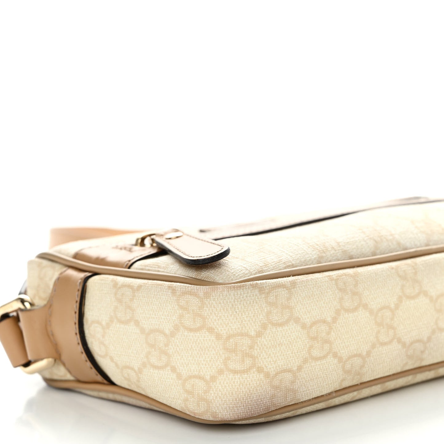 GG Plus Monogram Small Shoulder Bag White