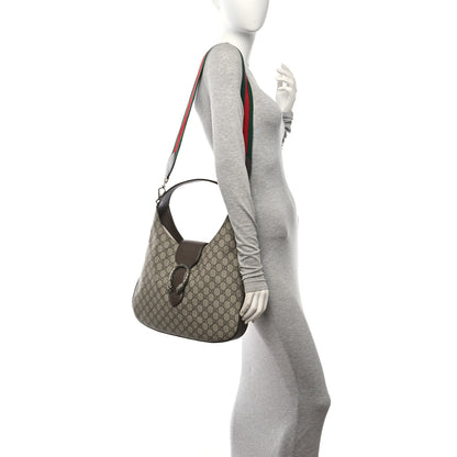 Gucci GG Supreme Monogram Web Medium Dionysus Hobo Brown 2 of 10