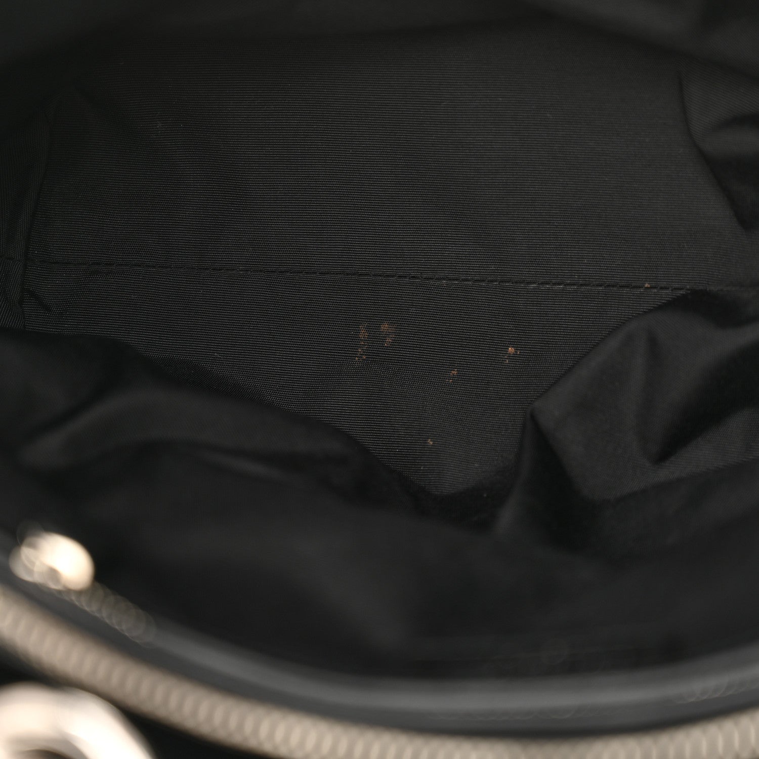 Christian Dior Lambskin Macrocannage Granville Tote Black 11 of 12