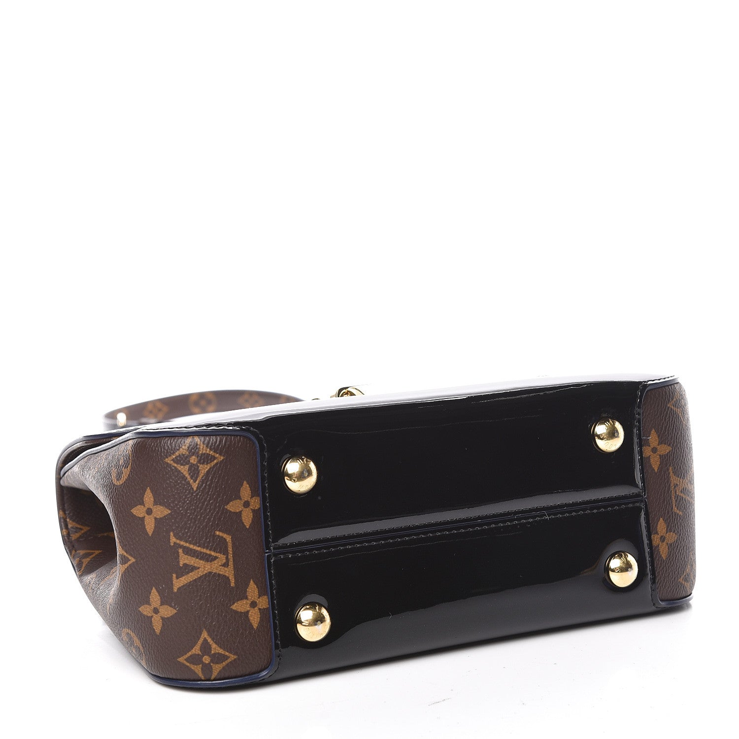 Louis Vuitton Patent Calfskin Monogram Cherrywood PM Black 4 of 11