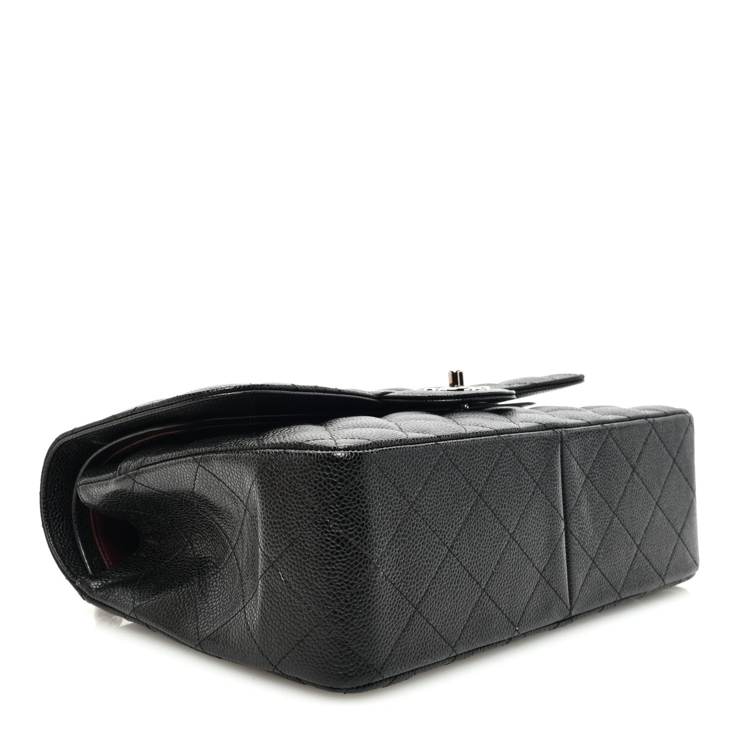 Chanel Caviar Quilted Jumbo Double Flap Black 3 of 9