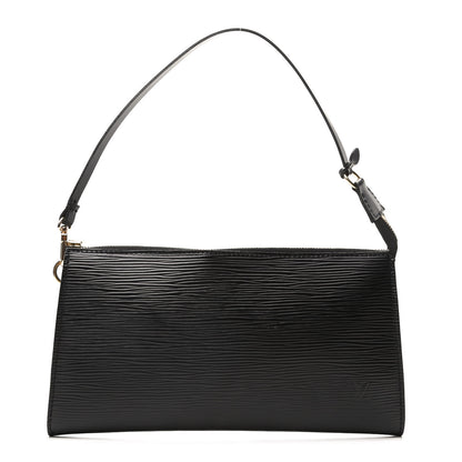 Louis Vuitton Epi Pochette Accessories 24 Black 1 of 8