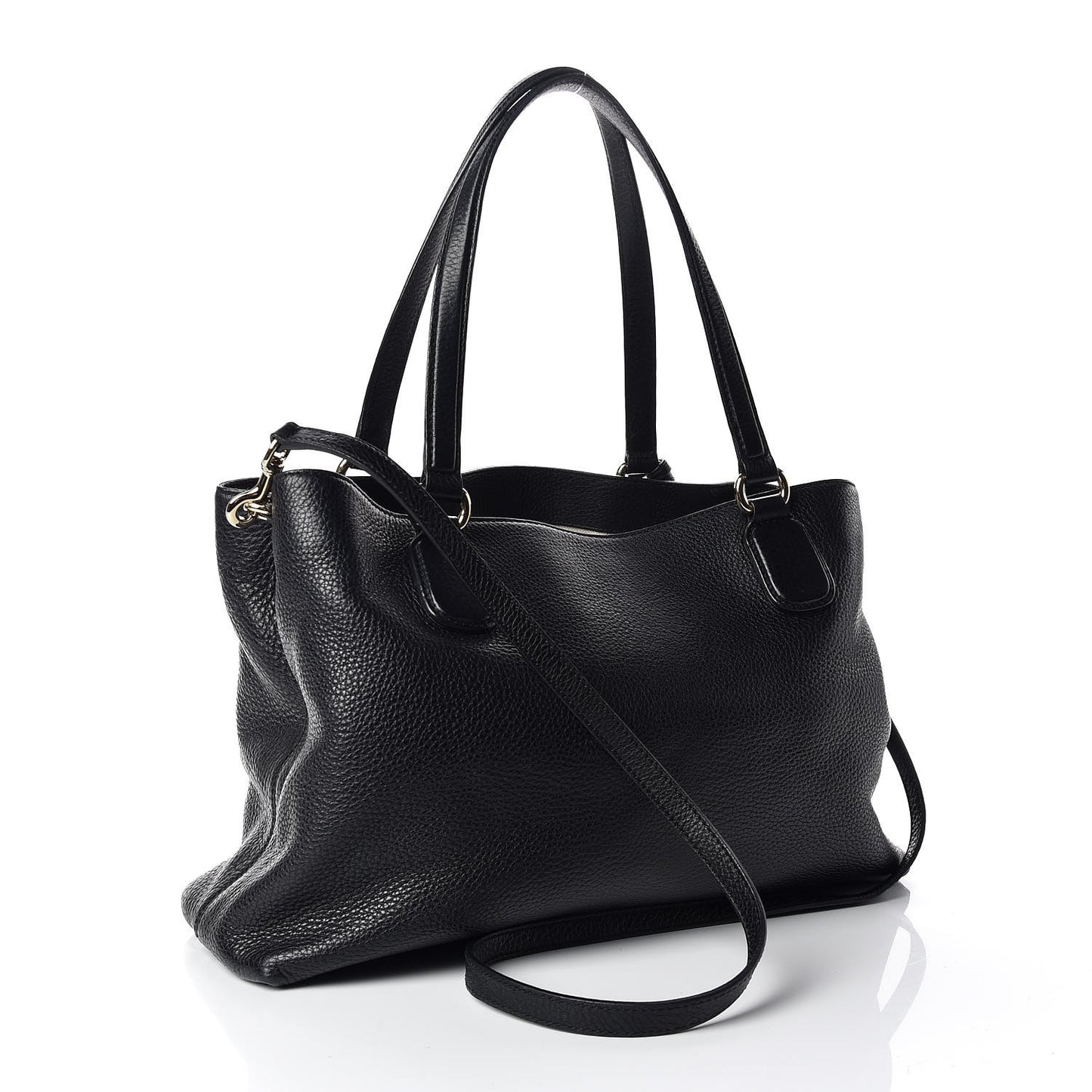 Cellarius Calfskin Medium Soho Working Tote Black