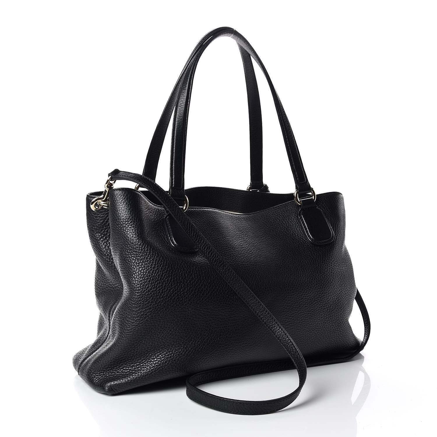 Gucci Cellarius Calfskin Medium Soho Working Tote Black 4 of 10