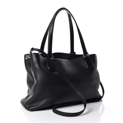 Gucci Cellarius Calfskin Medium Soho Working Tote Black 4 of 10