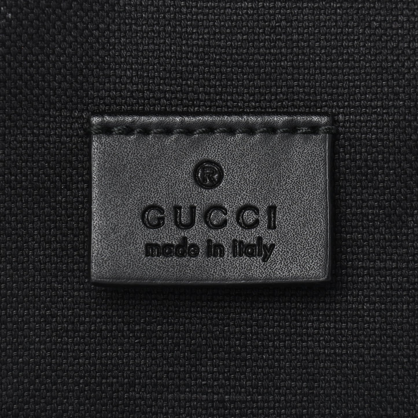 GG Supreme Monogram Web Belt Bag Black Grey