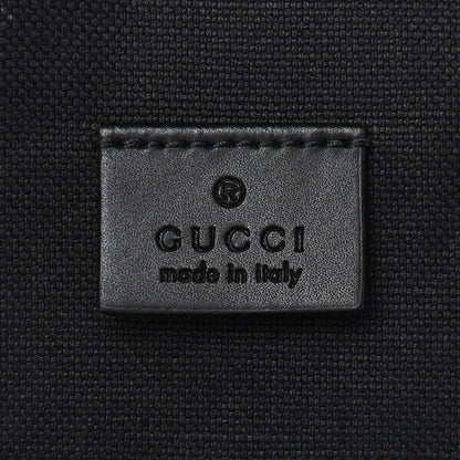 Gucci GG Supreme Monogram Web Belt Bag Black Grey 6 of 9