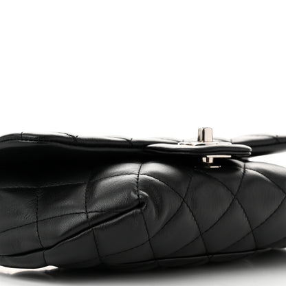 Chanel Calfskin Quilted CC Uniform Flap Belt Bag Black 10 of 12