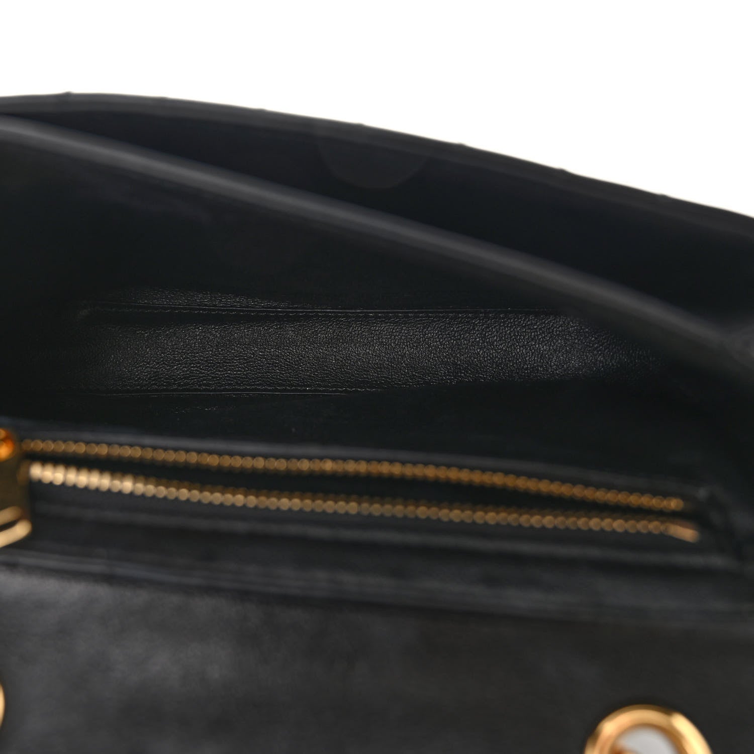 Celine Calfskin Quilted Small C Bag Black 5 of 10