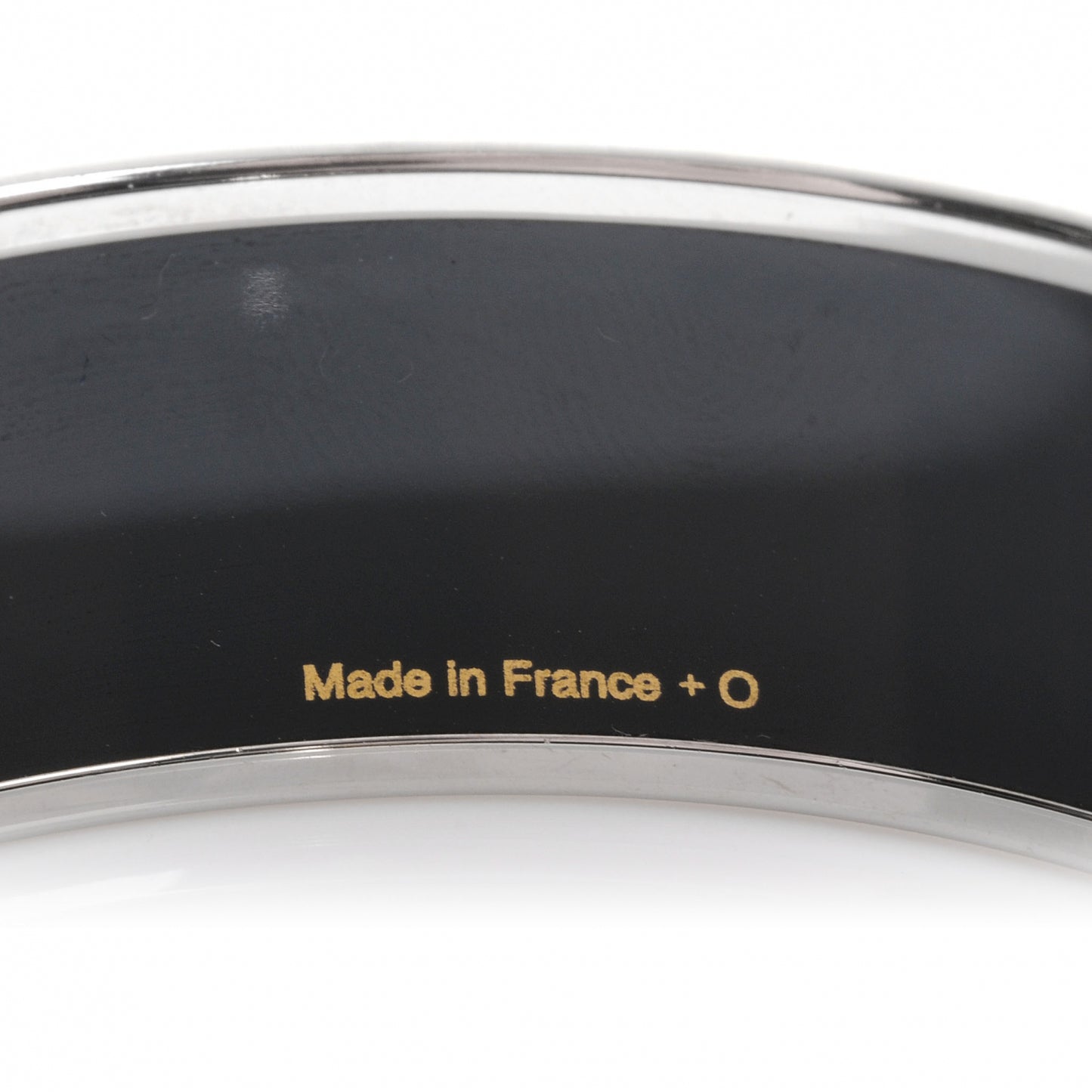 Enamel Printed Wide Bracelet 65 Bleu