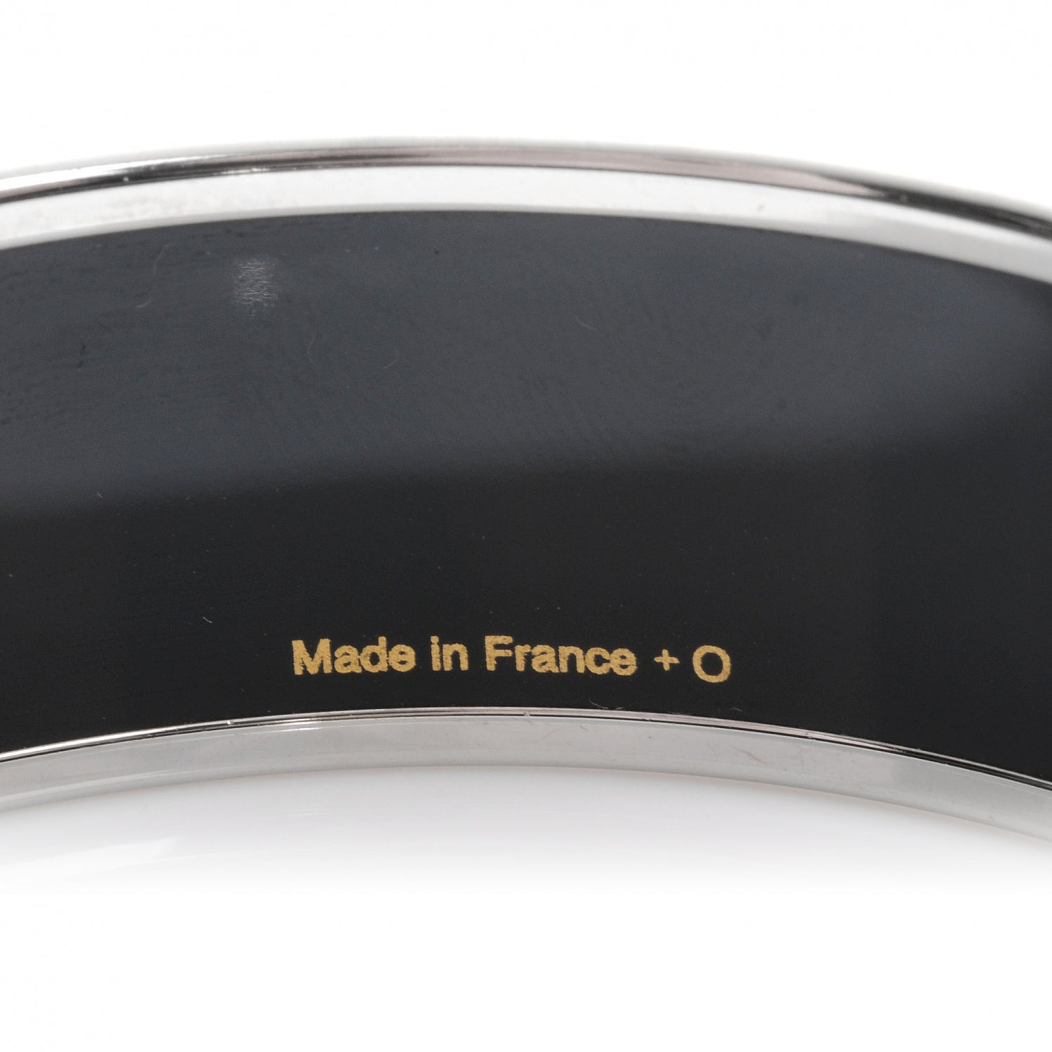 Hermes Enamel Printed Wide Bracelet 65 Bleu 5 of 6