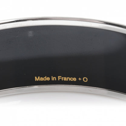 Hermes Enamel Printed Wide Bracelet 65 Bleu 5 of 6