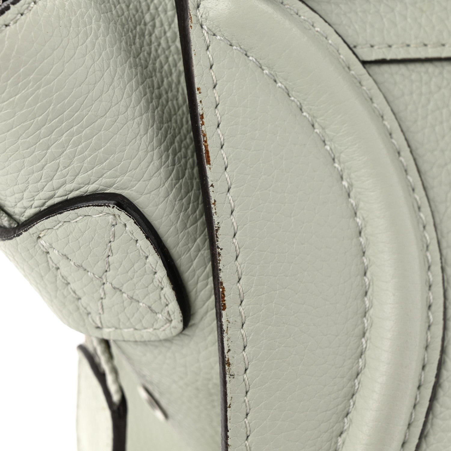 Celine Drummed Calfskin Micro Luggage Lune 12 of 13
