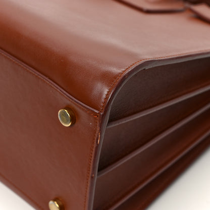 Saint Laurent Calfskin Small Sac De Jour Cognac 10 of 11