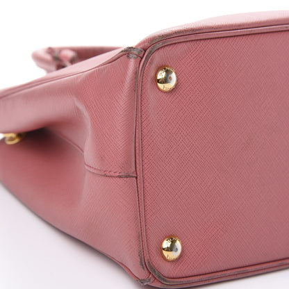 Prada Saffiano Small Galleria Double Zip Tote Petalo 10 of 19