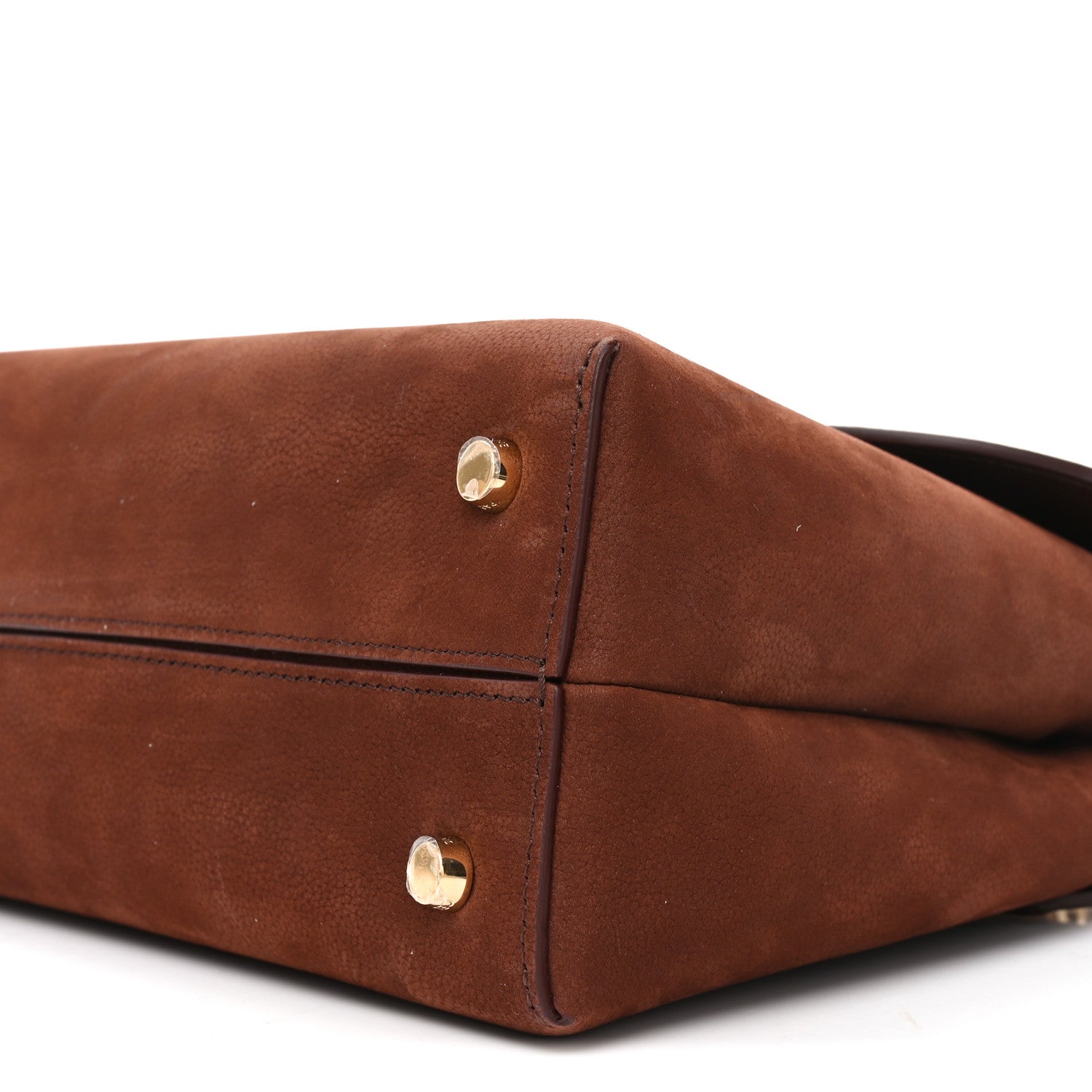 Celine Grained Nubuck Calfskin Medium Nino Chestnut 9 of 9