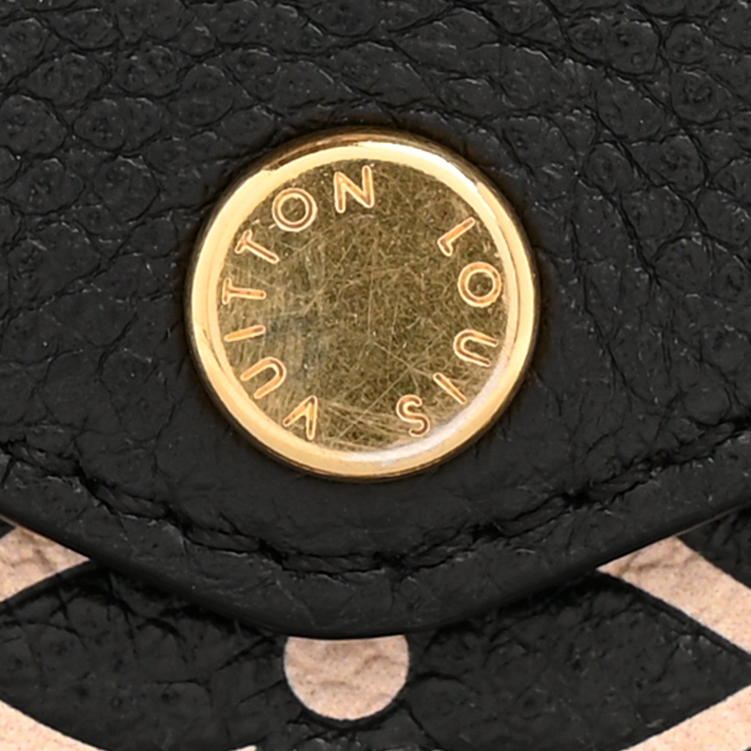 Louis Vuitton Empreinte Monogram Giant Felicie Pochette Black Beige 11 of 11