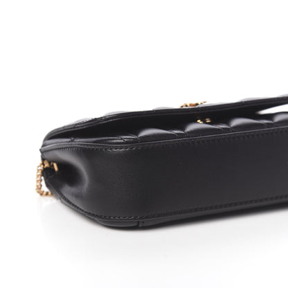 Versace Nappa Quilted Virtus Evening Bag Black 8 of 10