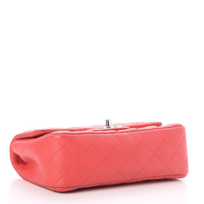 Chanel Caviar Quilted Mini Rectangular Flap Coral 4 of 9